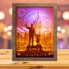 Disneyland 3D Paper Cut Light Box Template