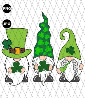 St Patrick Day Gnomes Png