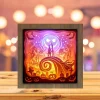 Nightmare Before Christmas 3D Paper Cut Light Box Template