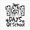 101 Days Of School Dalmatian Dog Svg, Dalmatian 100th Day Of School Svg