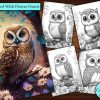 12 Cute Owl Coloring Page