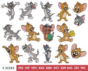 15 Popular Cartoon Embroidery Designs
