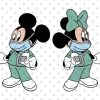 2pcs Essential Worker svg, Mickey Nurse svg, Quarantine svg