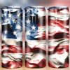 3d American Flag Tumbler Png