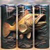 3d Bass Fish Tumbler Png