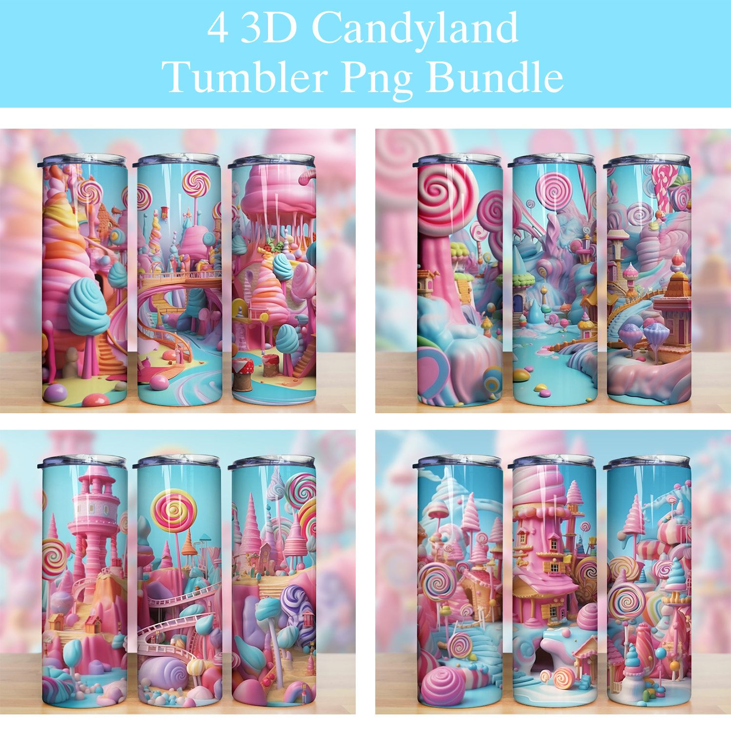 3d Candy Land Tumbler Png 3d Candy Land Tumbler Png