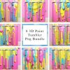 3d Dripping Paint Tumbler Png