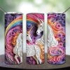 3d Embroidered Unicorns Tumbler Png 2