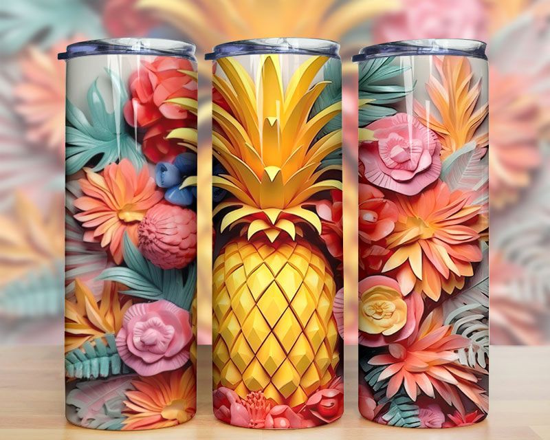 3d Exotic Pineapple Tumbler Png 3d Exotic Pineapple Tumbler Png