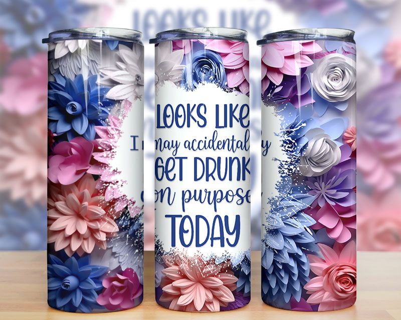 3d Floral Sarcastic Quote Tumbler Png 3d Floral Sarcastic Quote Tumbler Png