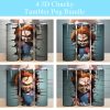 3d Good Guy Horror Characters Chucky Tumbler Png