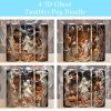 3d Halloween Ghost Tumbler Png