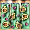 3d Inflated Avocado Tumbler Png