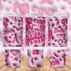3d Inflated Barbie Girl 40 Oz 2 Piece Tumbler Wrap