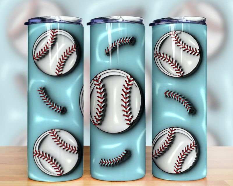 3d Inflated Baseball Tumbler Png 3d Inflated Baseball Tumbler Png