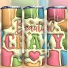 3d Inflated Beautiful Crazy Tumbler Png