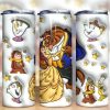 3d Inflated Beauty And The Beast Tumbler Png