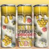 3d Inflated Bee The Reason Someone Smiles Tumbler Png