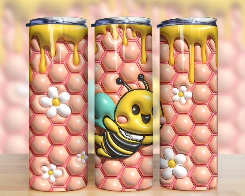 3d Inflated Bee Tumbler Png 3d Inflated Bee Tumbler Png