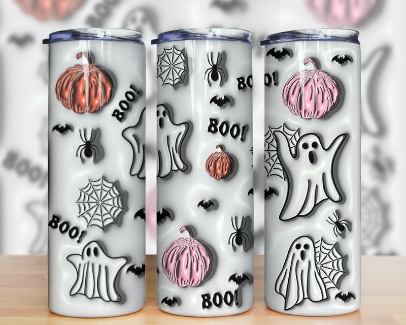 3d Inflated Boo Pumpkin Tumbler Png 3d Inflated Boo Pumpkin Tumbler Png