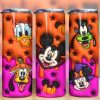 3d Inflated Cartoon Halloween Mickey Friends Tumbler Png