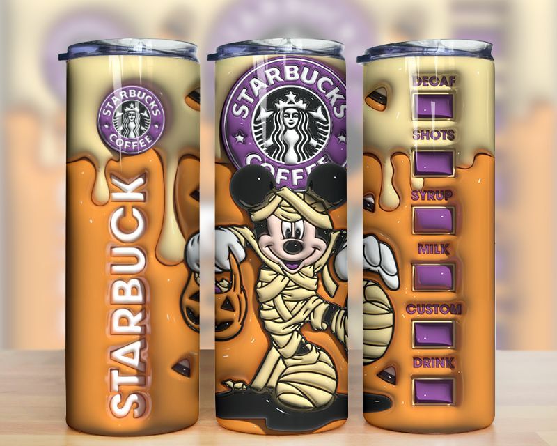 3d Inflated Cartoon Mickey Mummy Coffee Tumbler Png 3d Inflated Cartoon Mickey Mummy Coffee Tumbler Png