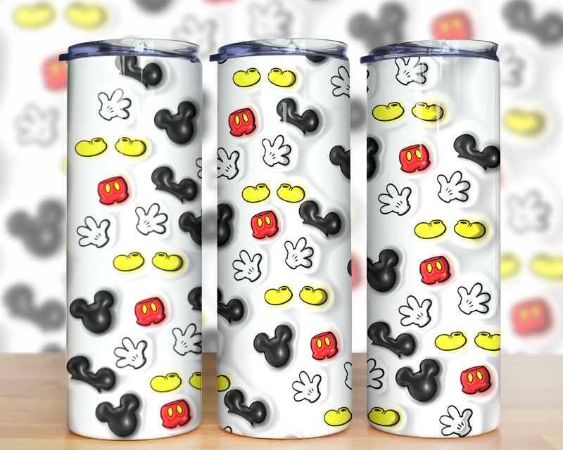 3d Inflated Cartoon Mouse Mickey Tumbler Png 3d Inflated Cartoon Mouse Mickey Tumbler Png