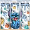 3d Inflated Cartoon Stitch Tropical Tumbler Png