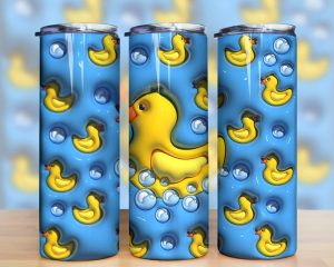 3d Inflated Duck Tumbler Png