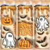 3d Inflated Ghost Spooky Vibes Tumbler Png
