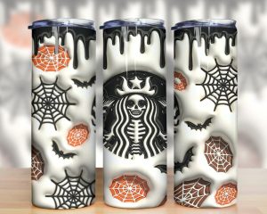 3d Inflated Halloween Coffee Tumbler Png