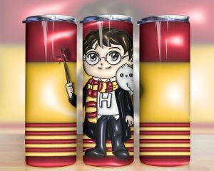 3d Inflated Harry Magic Tumbler Png