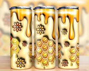 3d Inflated Honey Tumbler Png