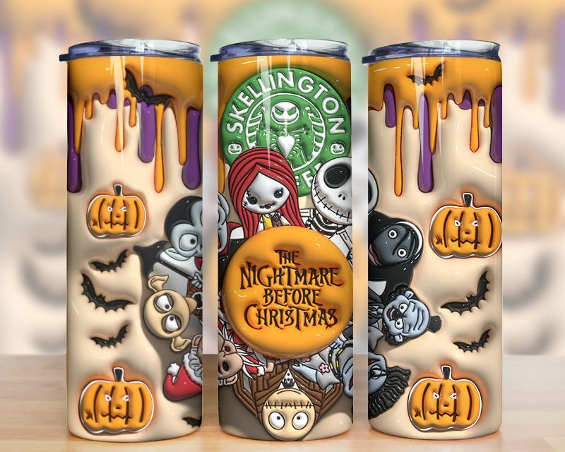 3d Inflated Horror Character Nightmare Tumbler Png 3d Inflated Horror Character Nightmare Tumbler Png