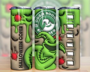 3d Inflated Horror Character Oogie Coffee Tumbler Png