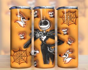 3d Inflated Horror Jack Tumbler Png