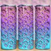 3d Inflated Leopard Tumbler Png
