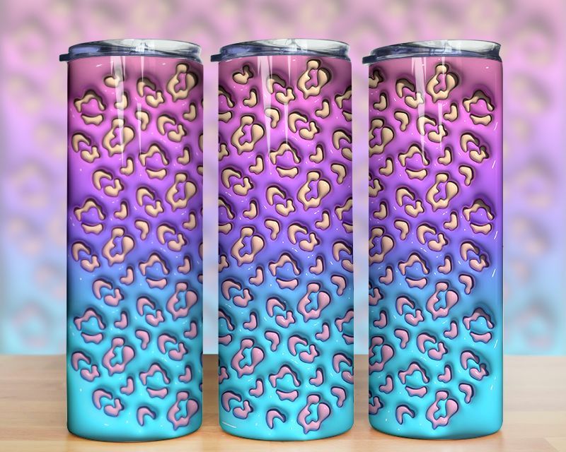 3d Inflated Leopard Tumbler Png 3d Inflated Leopard Tumbler Png
