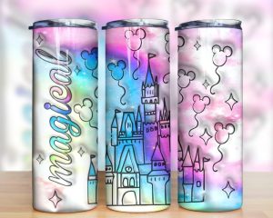 3d Inflated Magical Castle Tumbler Png