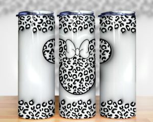 3d Inflated Mouse Minnie Tumbler Png