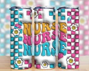 3d Inflated Nurse Tumbler Png 2