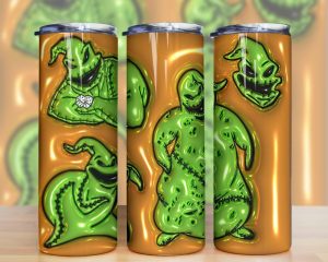 3d Inflated Oogie Boogie Tumbler Png