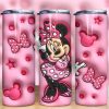3d Inflated Pink Minnie Mouse Tumbler Png