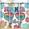 3d Inflated Summer Vibes Tumbler Png