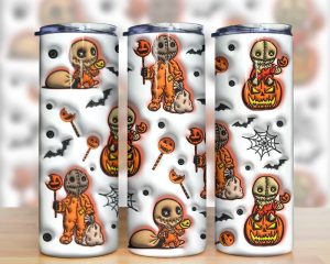 3d Inflated Trick Or Treat Tumbler Png