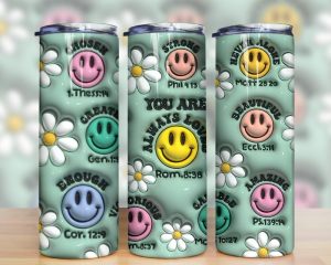 3d Inflated You Are Bibble Verse Tumbler Png