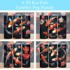 3d Koi Fish Tumbler Png