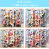 3d Lilies Flowers Tumbler Png