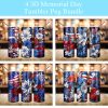 3d Memorial Day Tumbler Png
