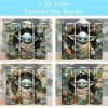 3d Movie Character Baby Yoda Tumbler Png